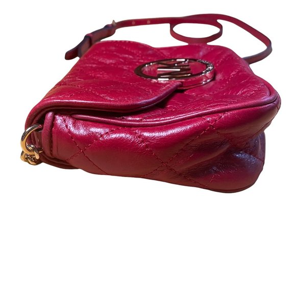 Michael Kors Red Quilted Crossbody - Picture 3 of 7